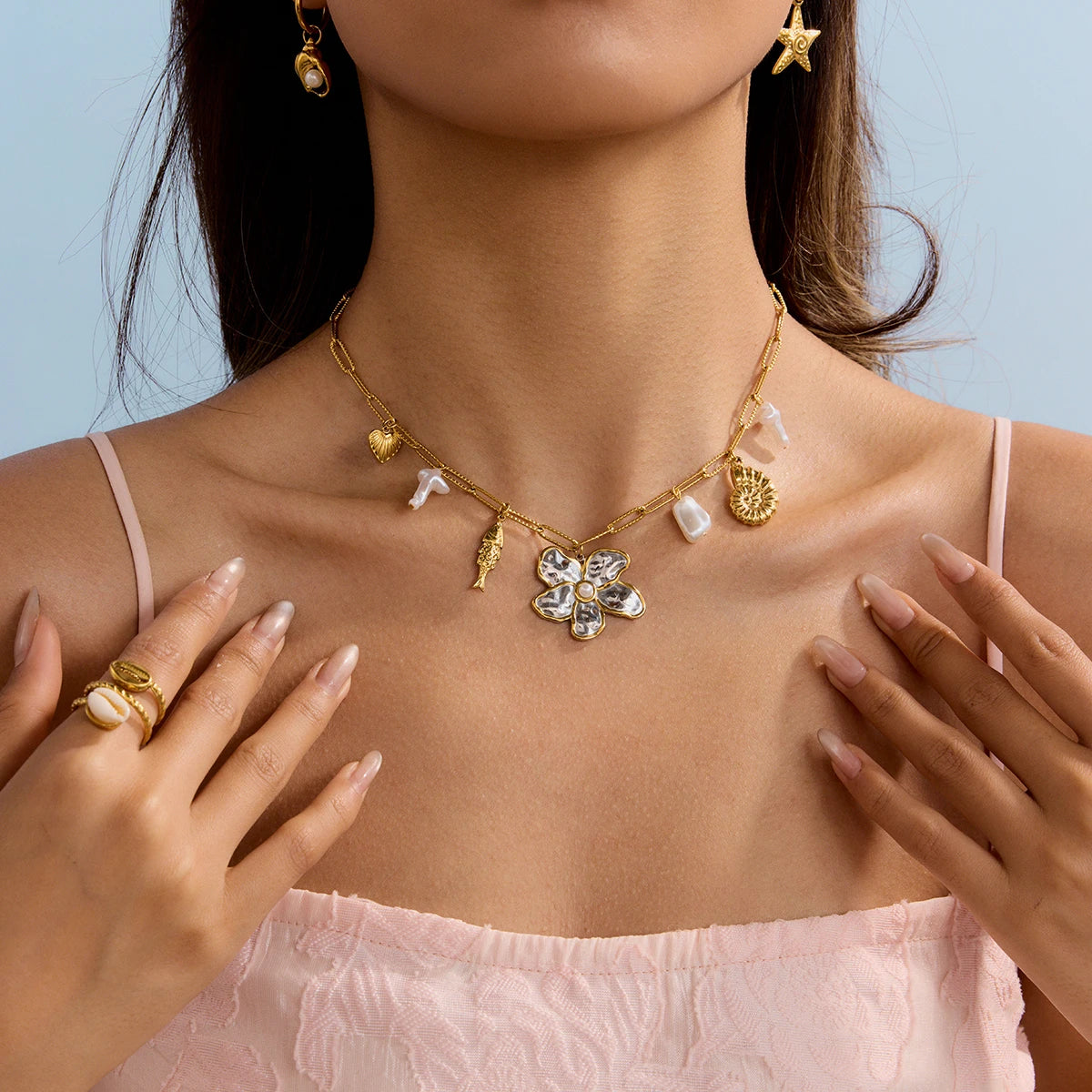 Coastal Petals Necklace