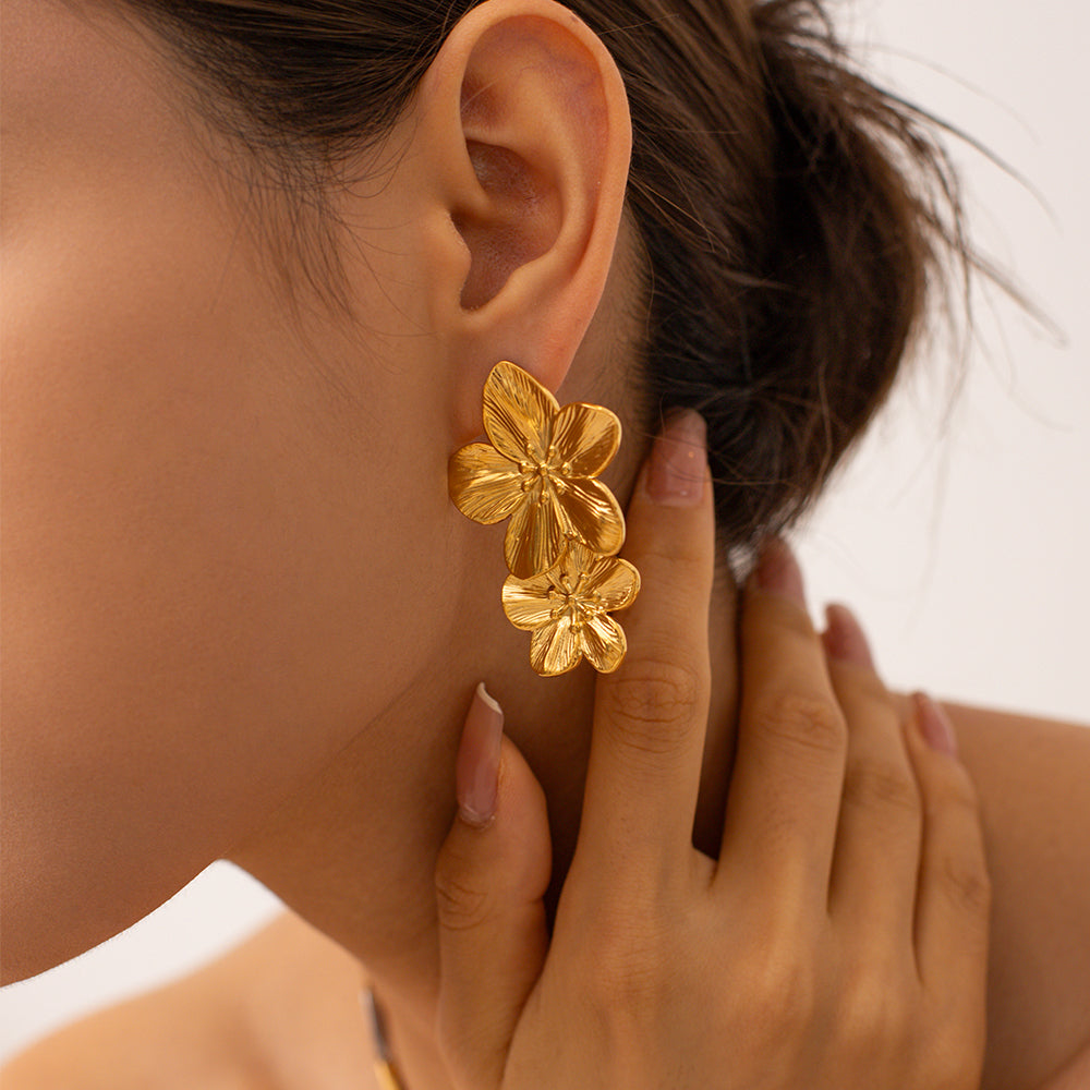 Golden Bloom Earrings