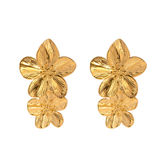 Golden Bloom Earrings
