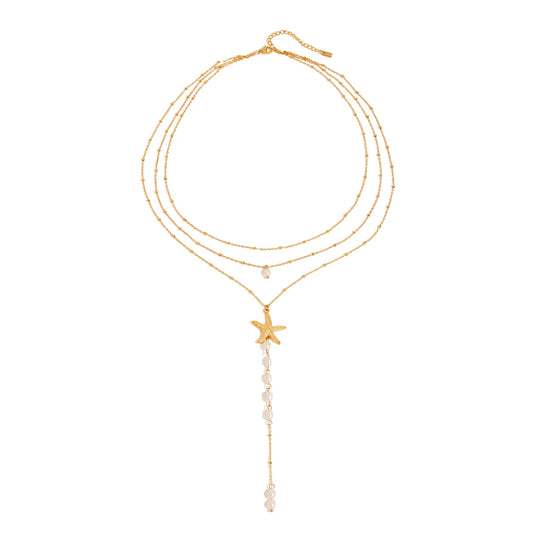 Coral Pearl Necklace