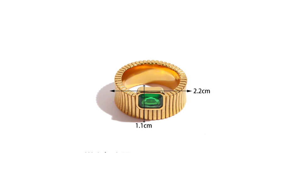 Emerald Edge Ring