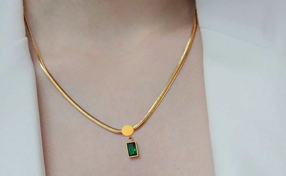 Gilded Gem Necklace