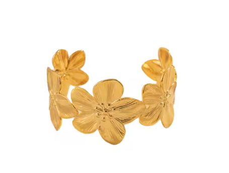 Golden Bloom Cuff